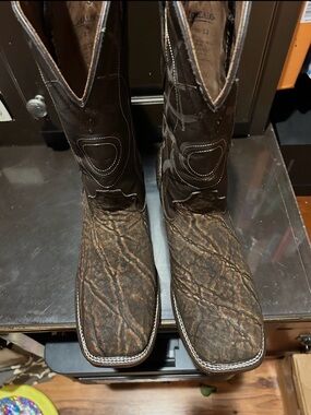 Men's Elephant Leather Cowboy Boots